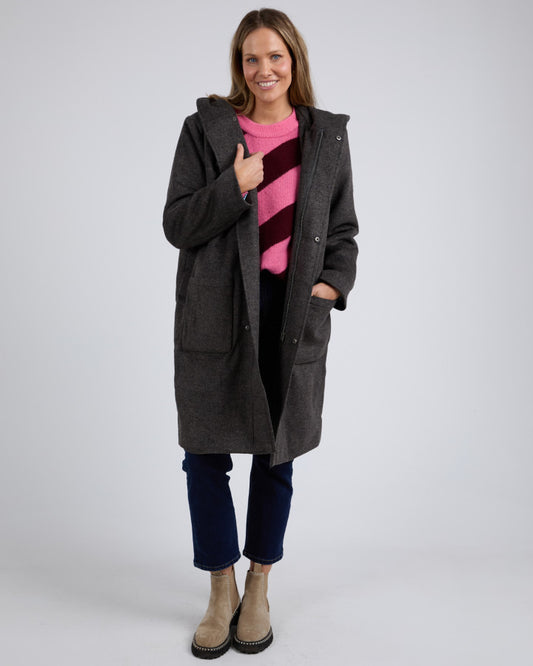 Jordan Coat | Charcoal