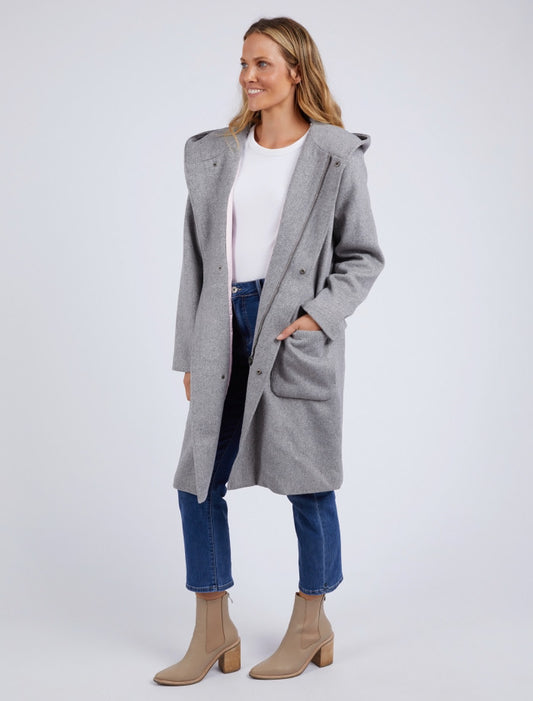 Jordan Coat | Grey Marle