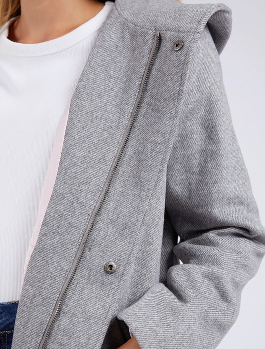 Jordan Coat | Grey Marle
