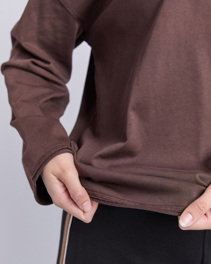 Knock Off LS Tee | Coffee
