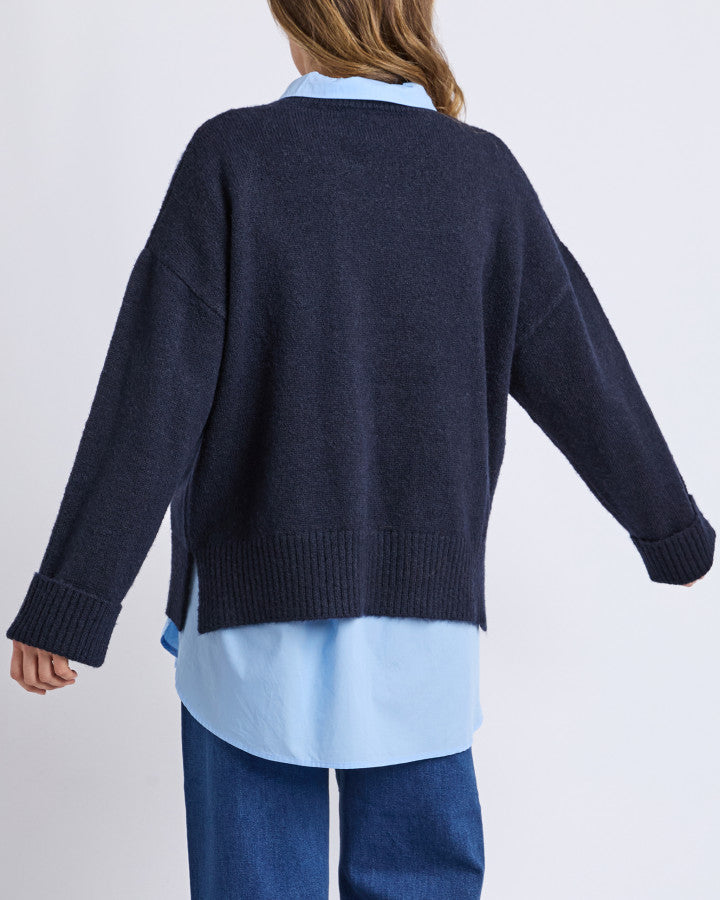 Lobster Intarsia Knit