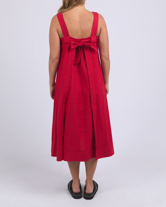 Lourdes Dress | Crimson