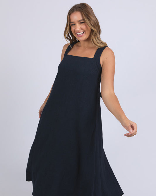 Lourdes Dress | Navy