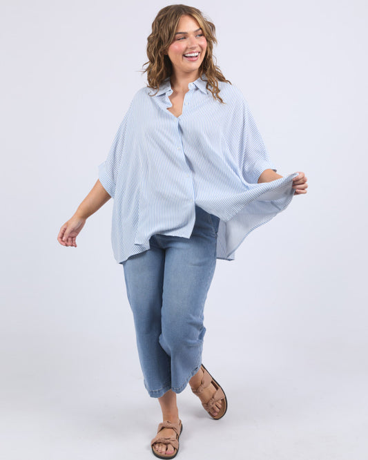 Luna Shirt | Dusk Blue