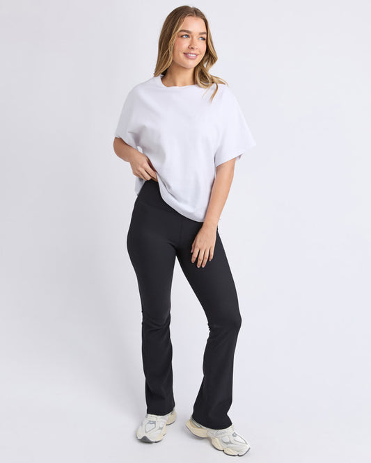 Luxe Rib Pant | Black
