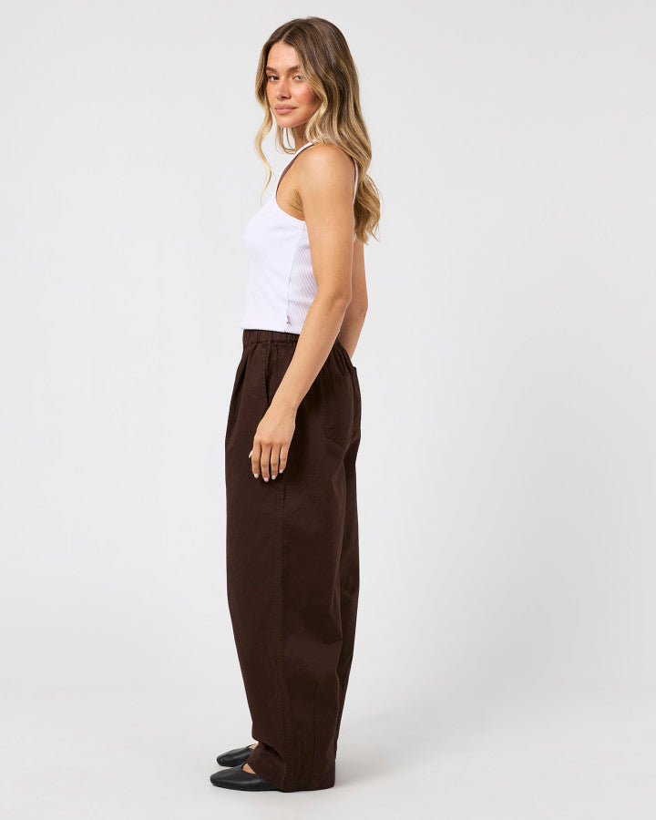 Margo Barrel Pant | Choc