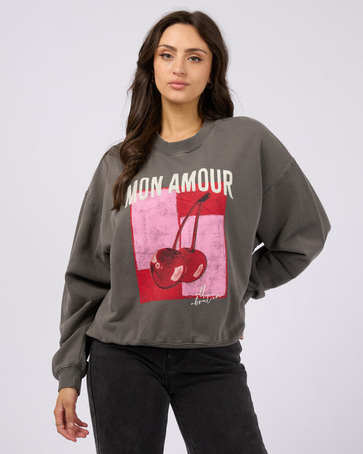 Mon Amour Slouch Crew