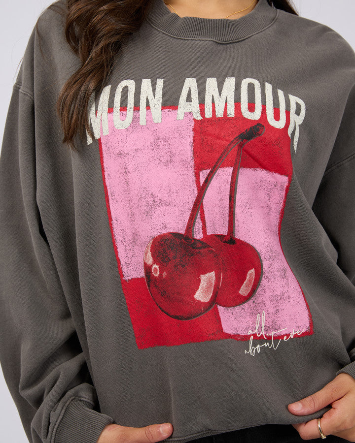 Mon Amour Slouch Crew