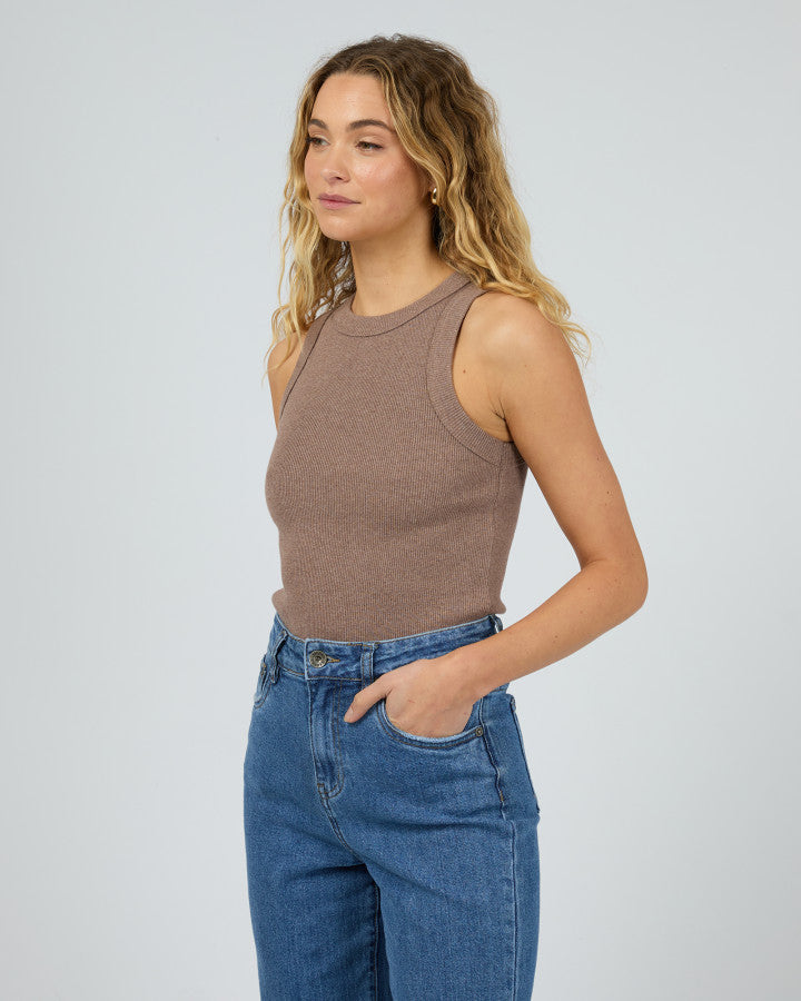 Pia Tank | Brown