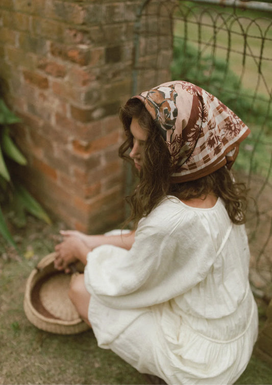 Pistol & Petal Bandana Scarf