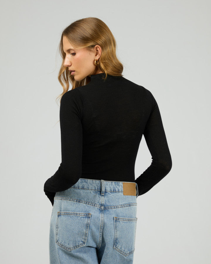 Priya Layering Long Sleeve | Black