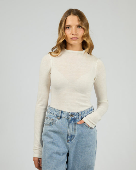 Priya Layering Long Sleeve | White