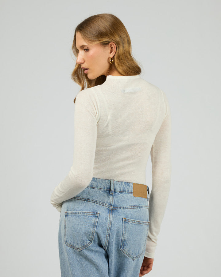 Priya Layering Long Sleeve | White