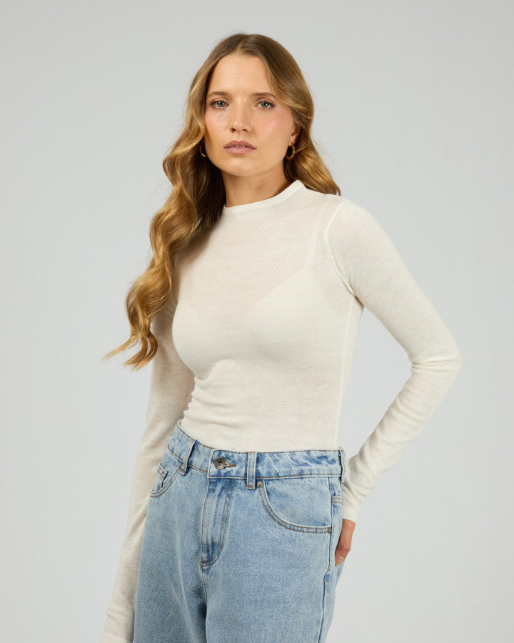 Priya Layering Long Sleeve | White