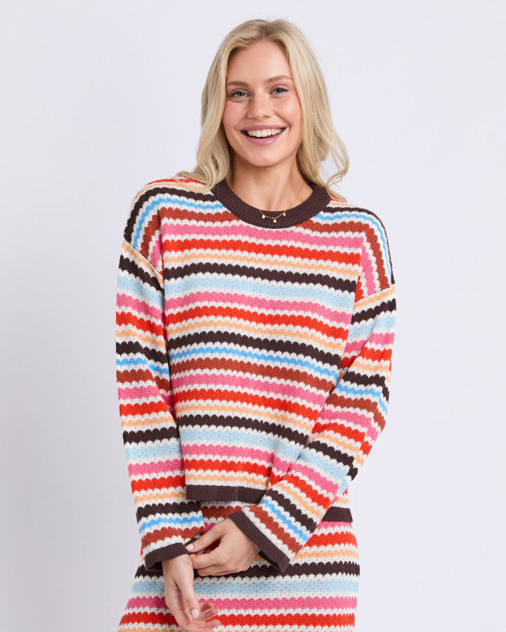 Retro Reef LS Knit
