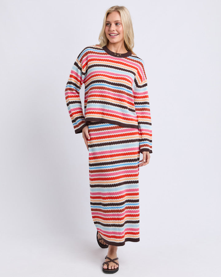 Retro Reef LS Knit