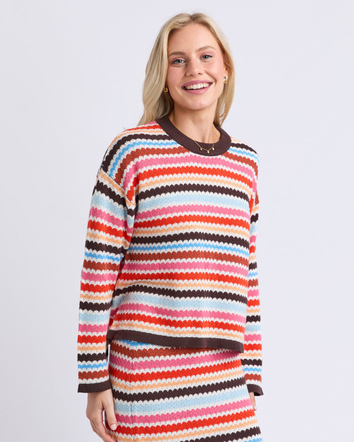 Retro Reef LS Knit