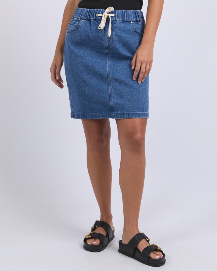 Rio Skirt - Mid Blue