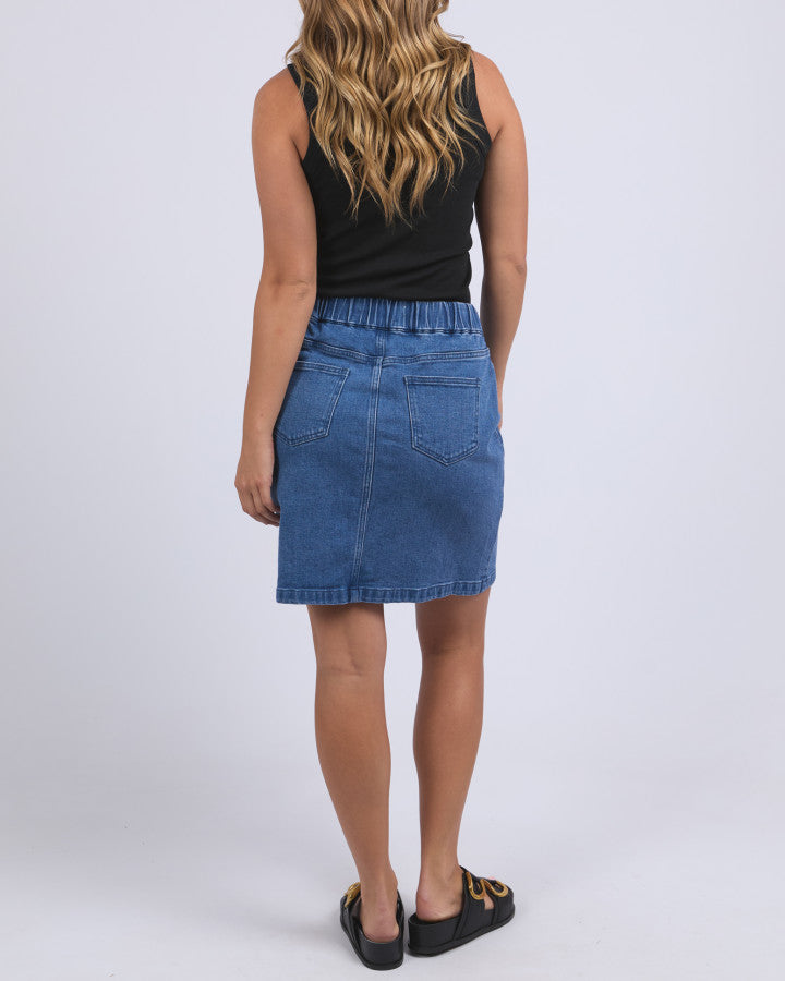 Rio Skirt - Mid Blue