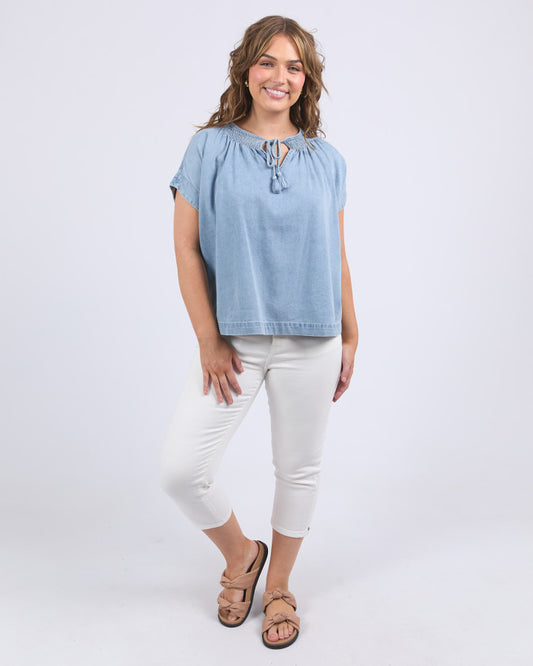 Ruth Denim Top