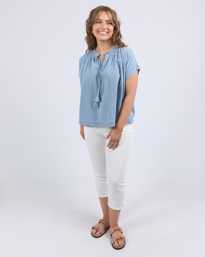 Ruth Denim Top