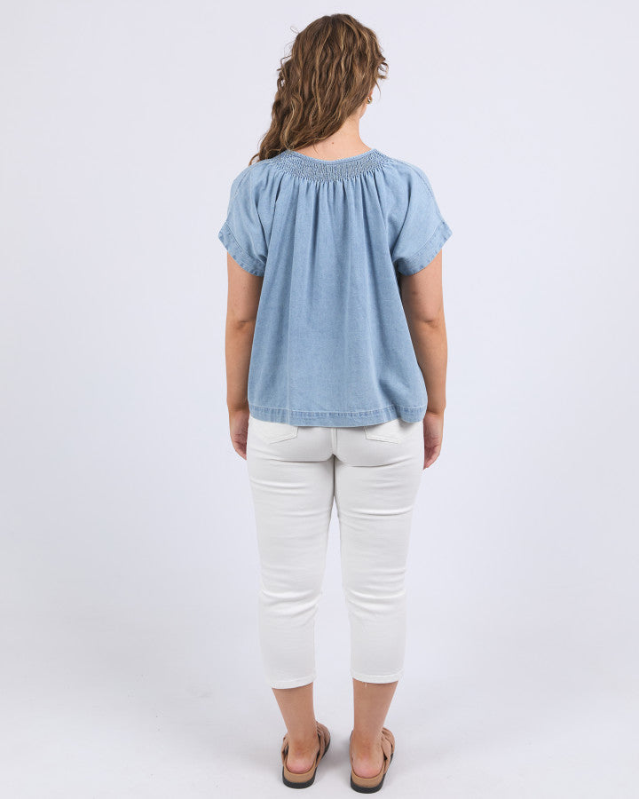 Ruth Denim Top