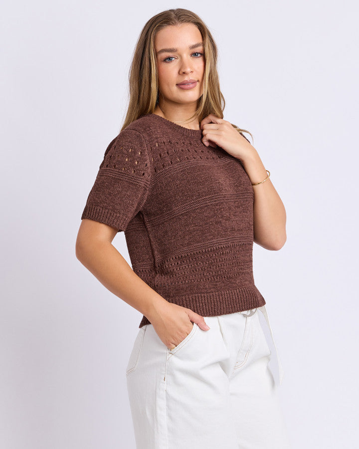 Sable Knit Top