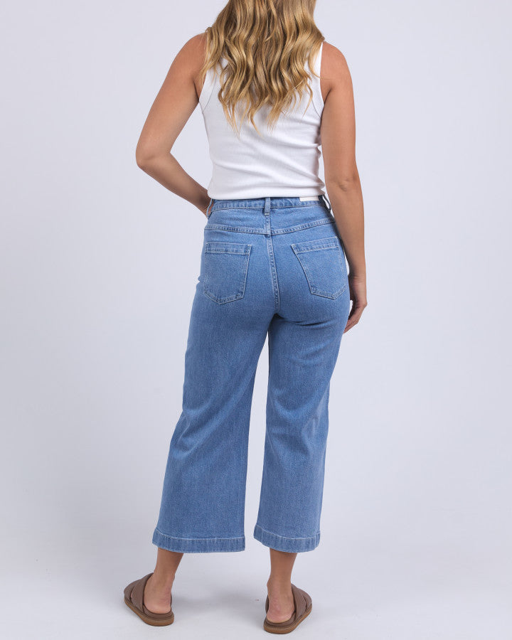 Sarah Crop Jean | Light Blue