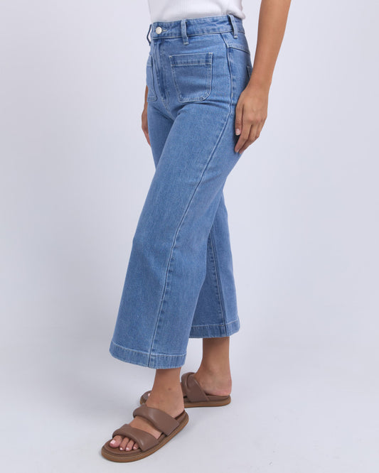 Sarah Crop Jean | Light Blue