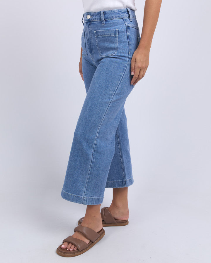 Sarah Crop Jean | Light Blue