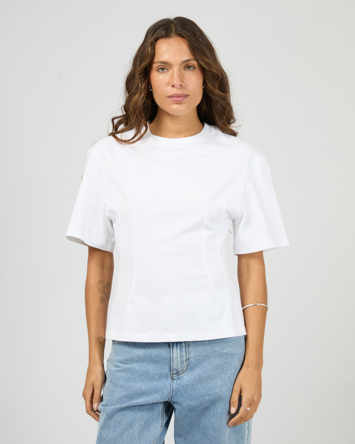 Sculpt Tee | White