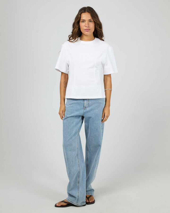 Sculpt Tee | White