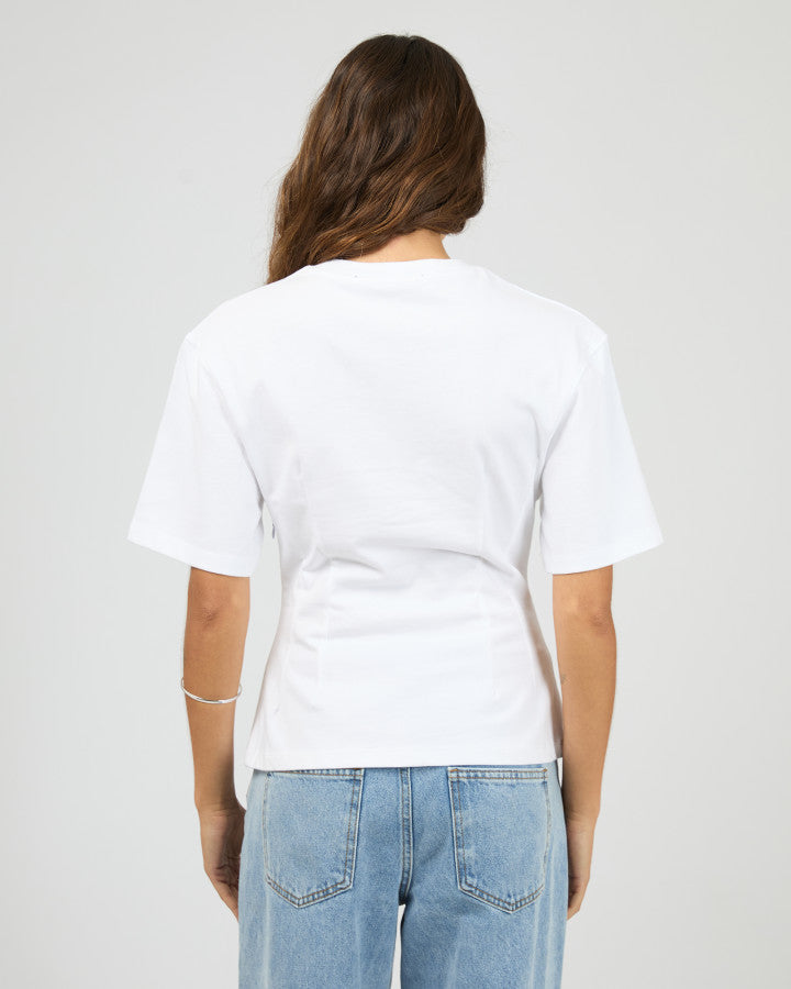 Sculpt Tee | White