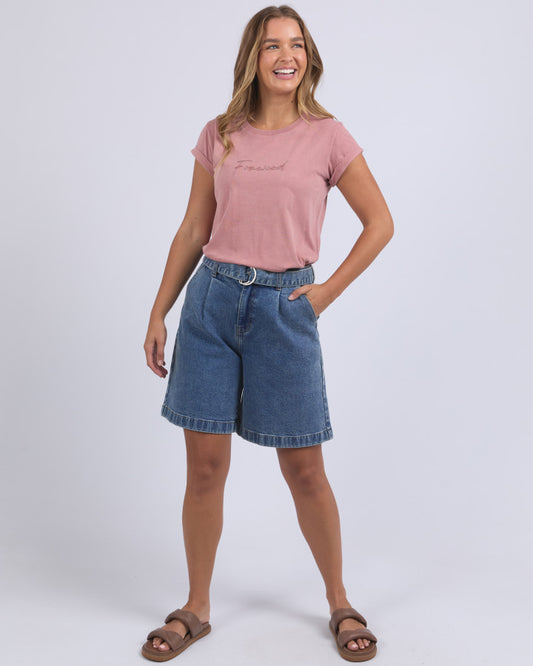 Signature Tee | Dusty Rose