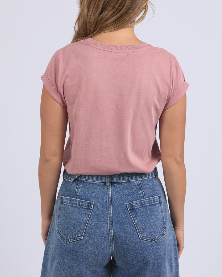 Signature Tee | Dusty Rose