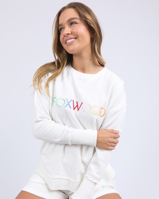 Simplified Confetti Crew | Vintage White