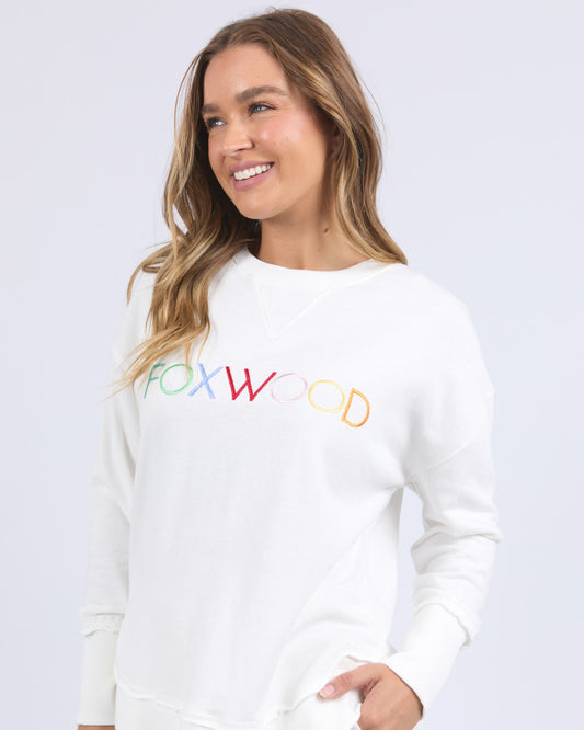 Simplified Confetti Crew | Vintage White