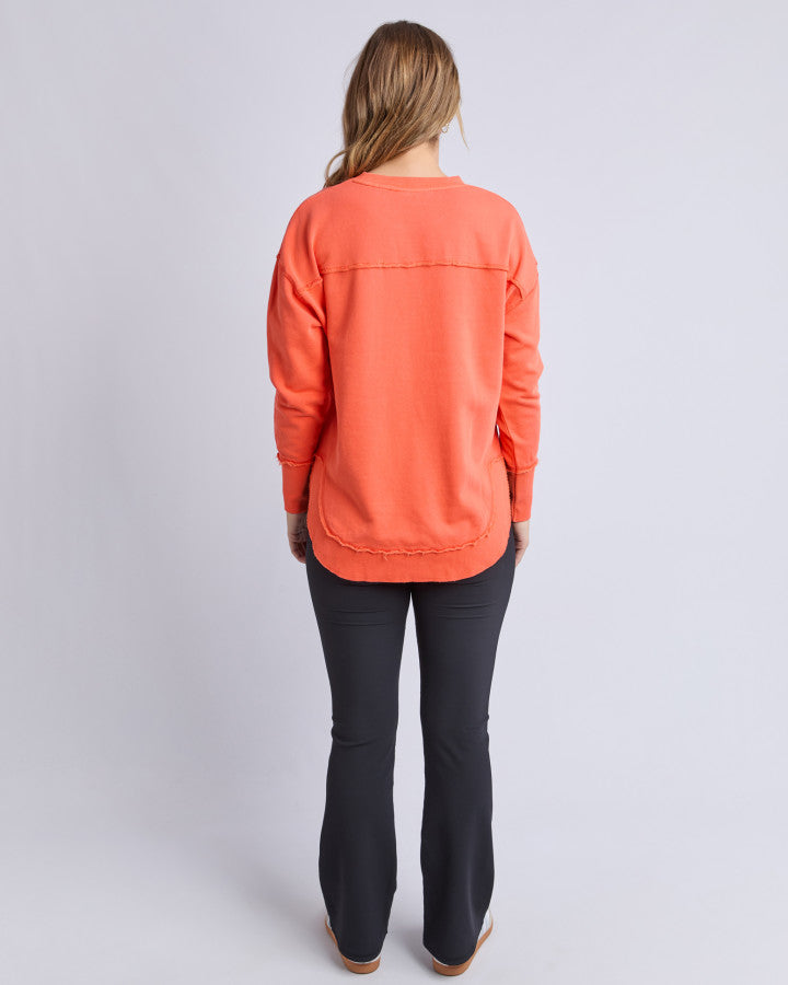 Simplified Crew | Orange Red