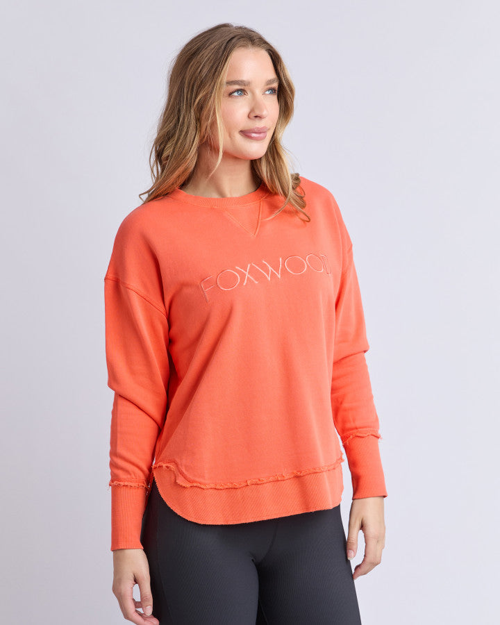 Simplified Crew | Orange Red