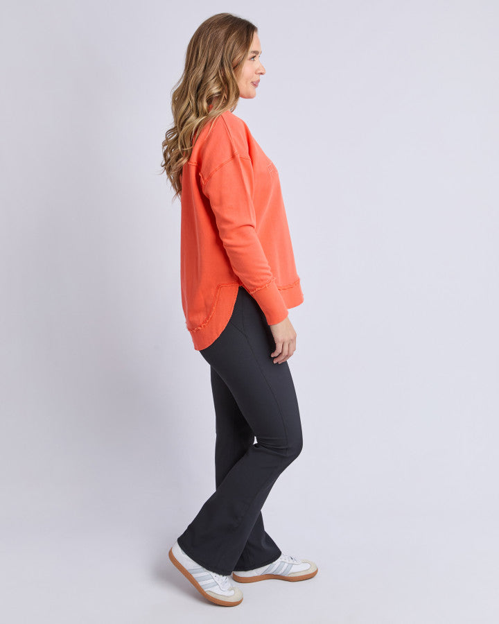 Simplified Crew | Orange Red