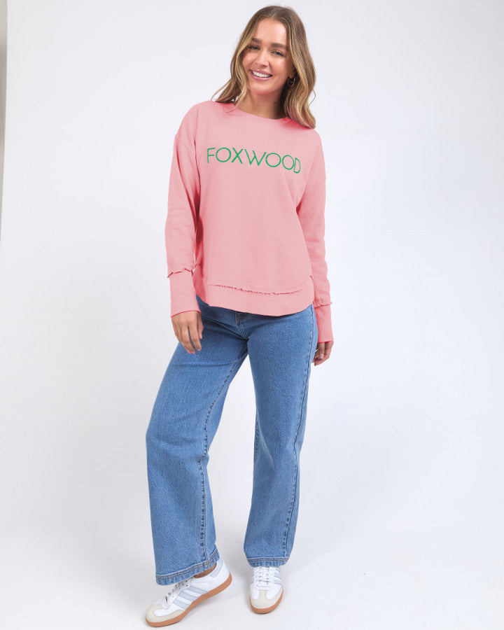 Simplified Metallic Crew | Pink