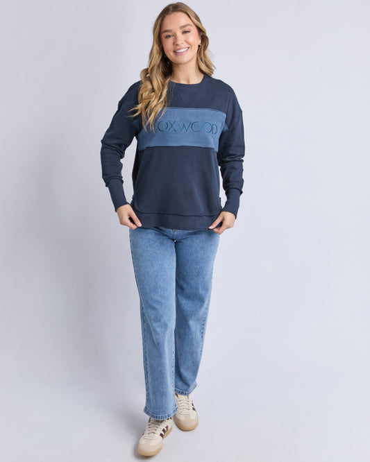 Simplified Tonal Crew | Navy