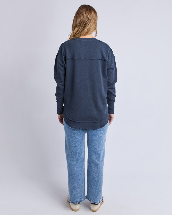 Simplified Tonal Crew | Navy