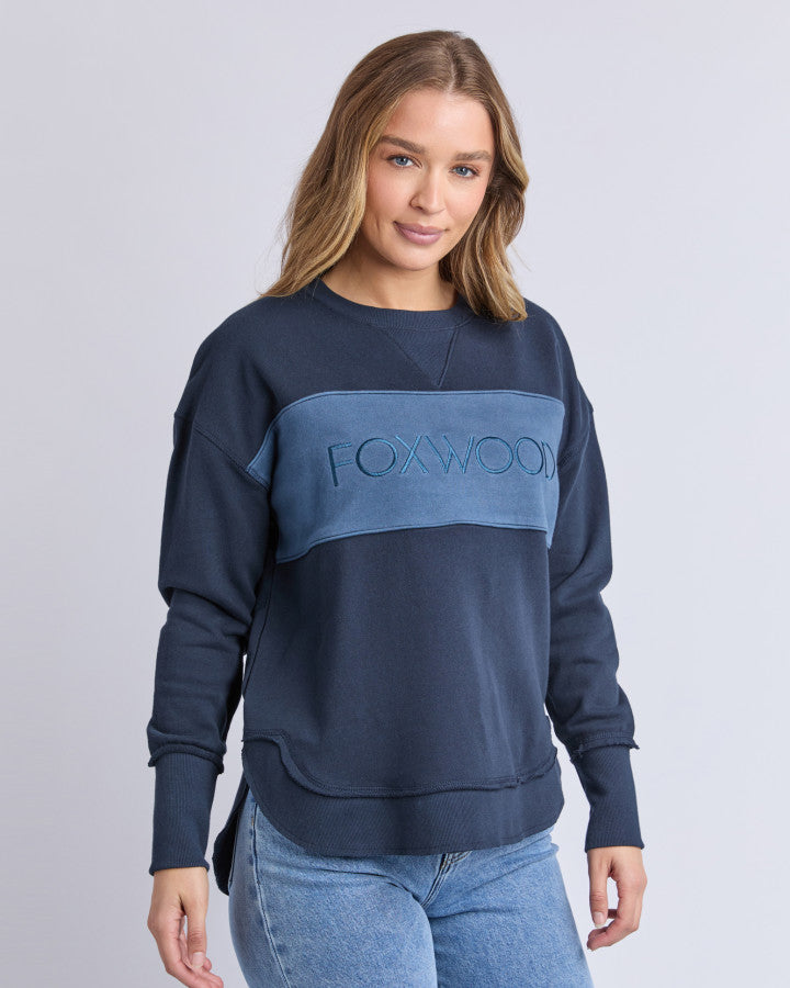 Simplified Tonal Crew | Navy