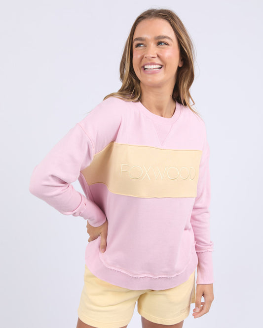 Simplified Tonal Crew | Pink