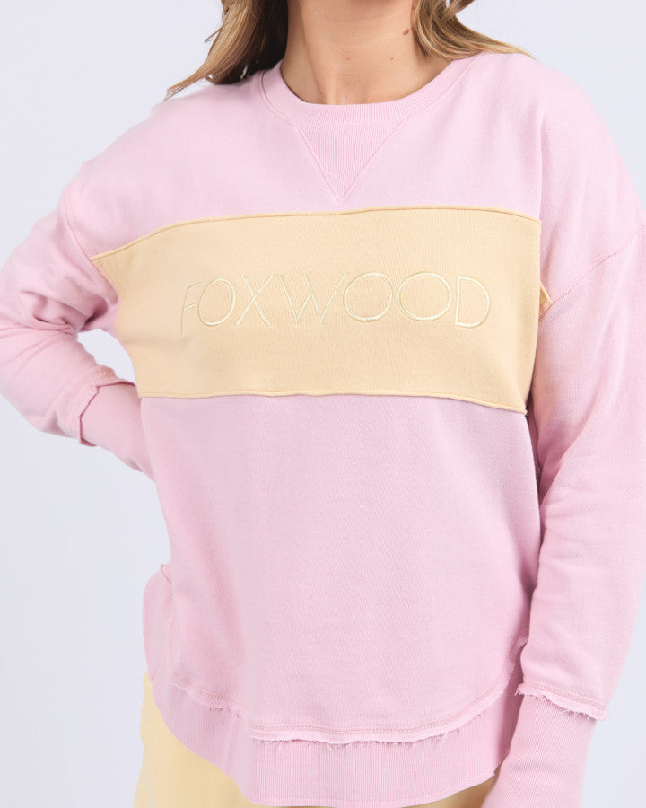 Simplified Tonal Crew | Pink