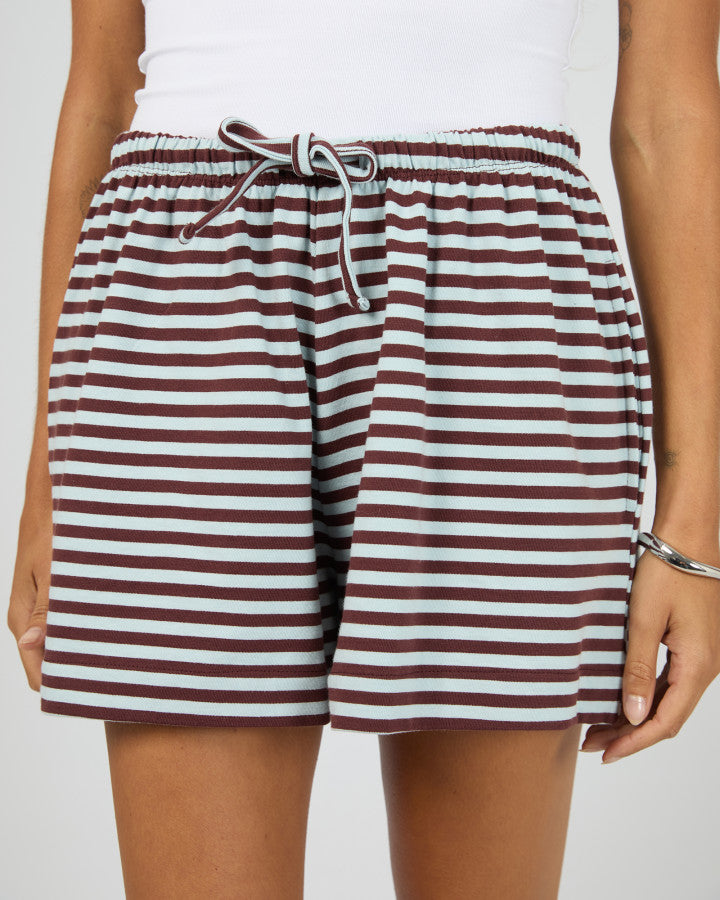 Stripe Tie Waist Short
