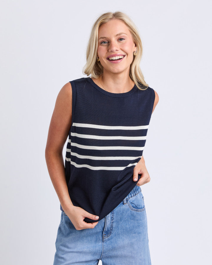 Striped Knit Tank