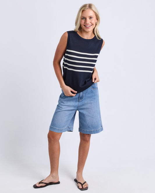 Striped Knit Tank