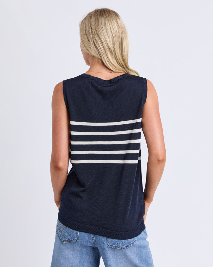 Striped Knit Tank
